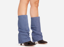 Load image into Gallery viewer, Denim Over the heel boot
