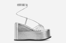 Load image into Gallery viewer, Silver Strapped Platform
